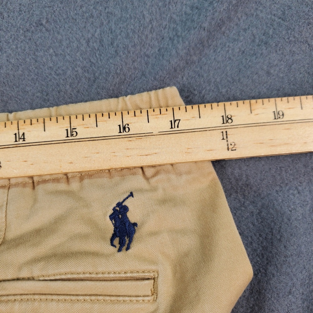 Polo Ralph Lauren Mens XL Stretch Classic Fit Tan Elastic Waist Chino Pants Flaw - Picture 8 of 10
